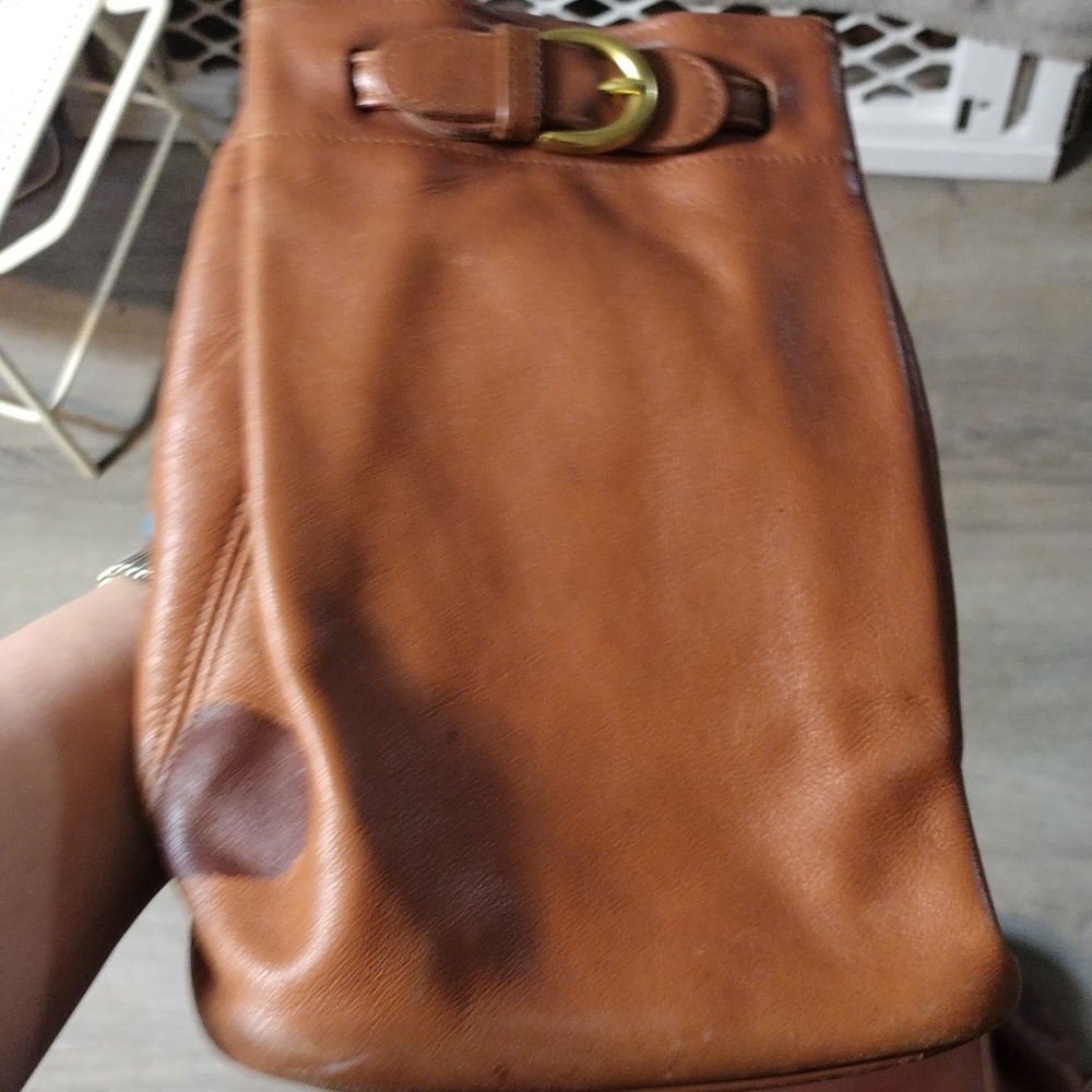 Vintage Coach leather backpack